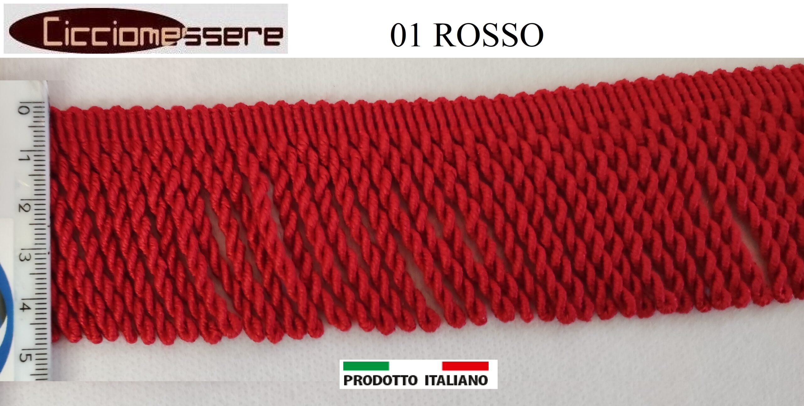 Passamaneria Red Tassel Vide Poche Artigiani Italiani