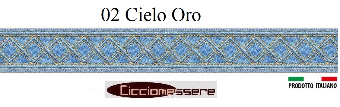 Gallone 3cm Tuniche Prima Comunione Con Lurex Oro Confezione da 20/Metri  (8/Colori) - CICCIOMESSERESHOP